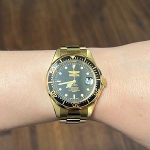 Invicta Gold and Black 38mm